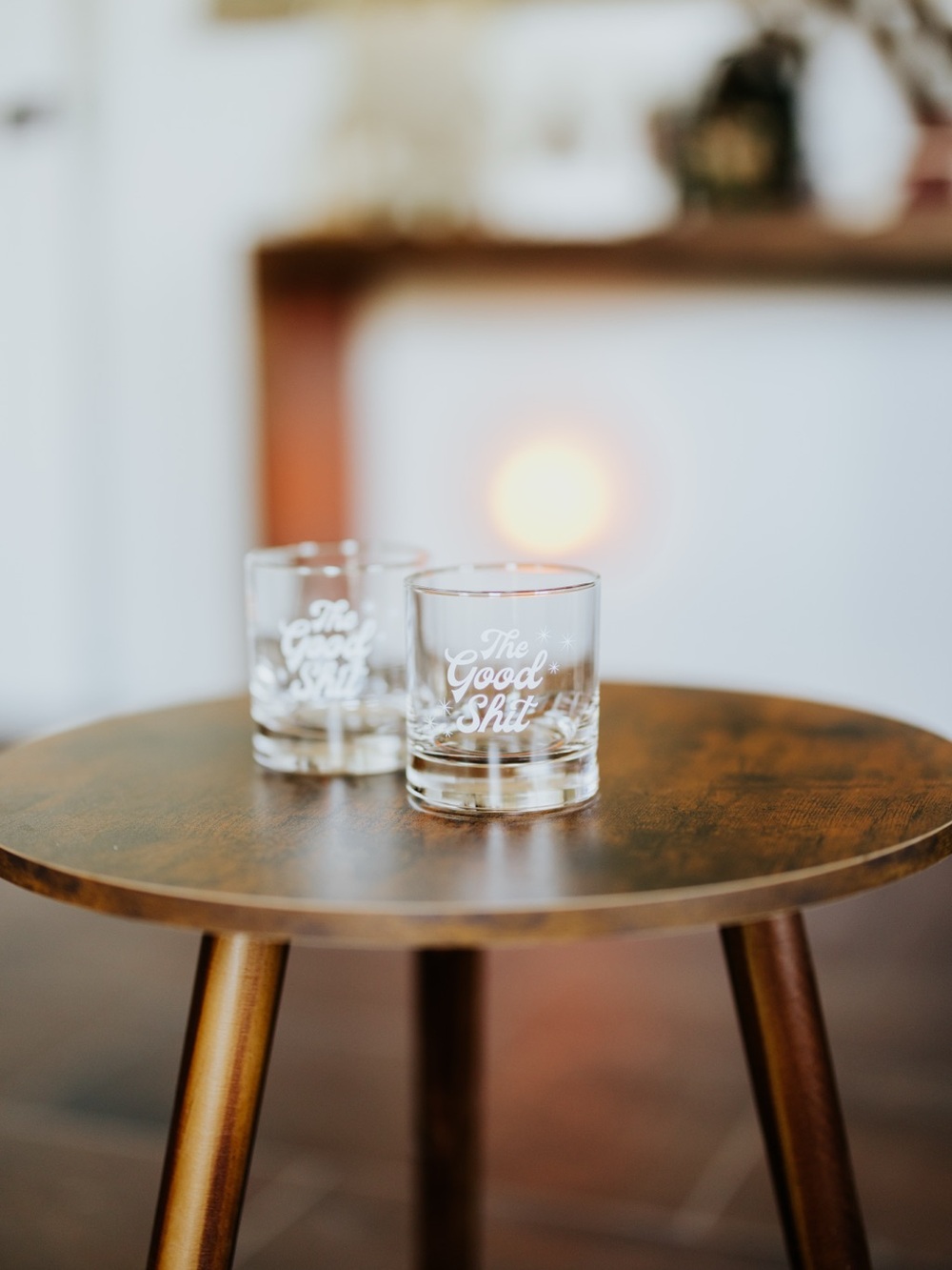 “The Good Shit” Retro Glass Cup NEW